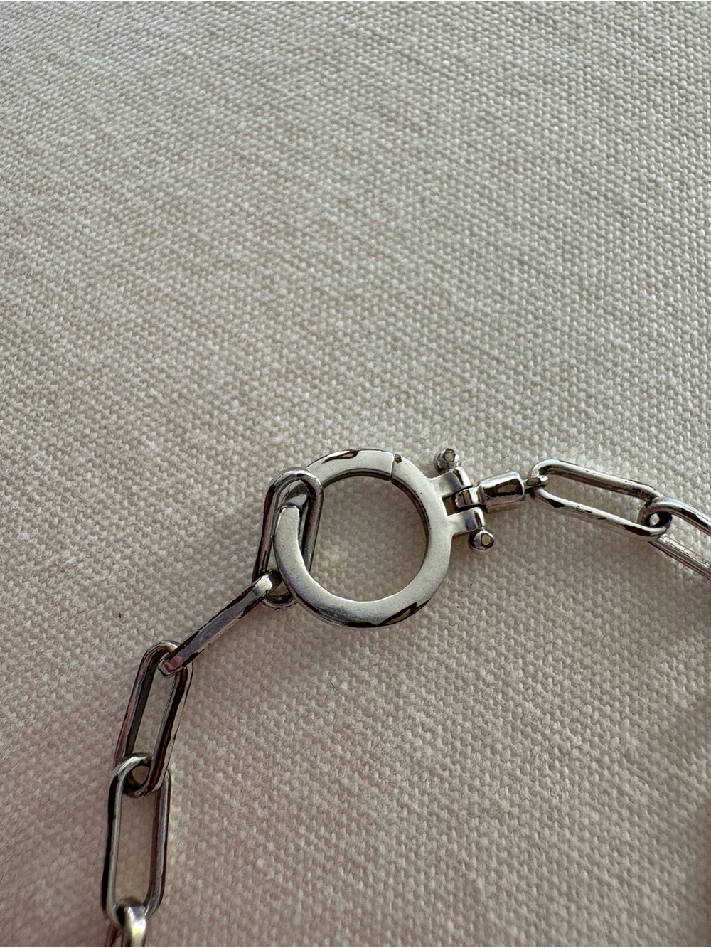 Gorjana Silver Paperclip Link Bracelet - Picture 2 of 4